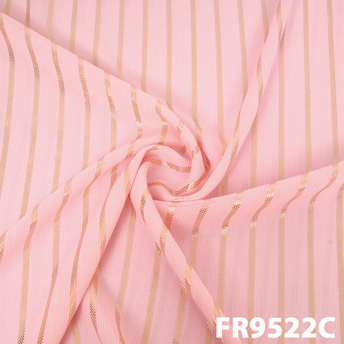 Foil Georgette Fabric-FR9522